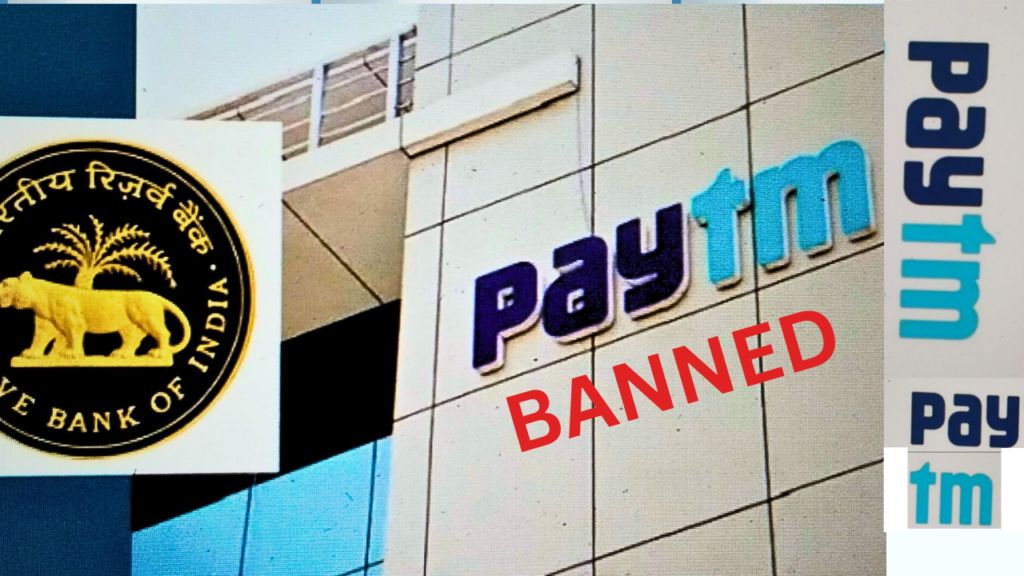 Ban on Paytm by RBI