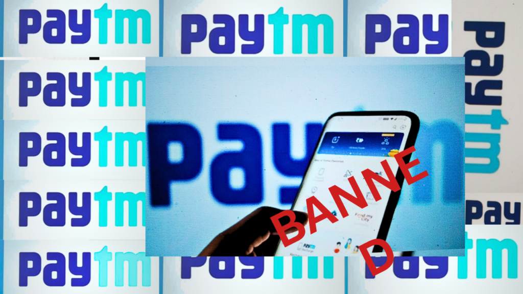 Ban on Paytm by RBI